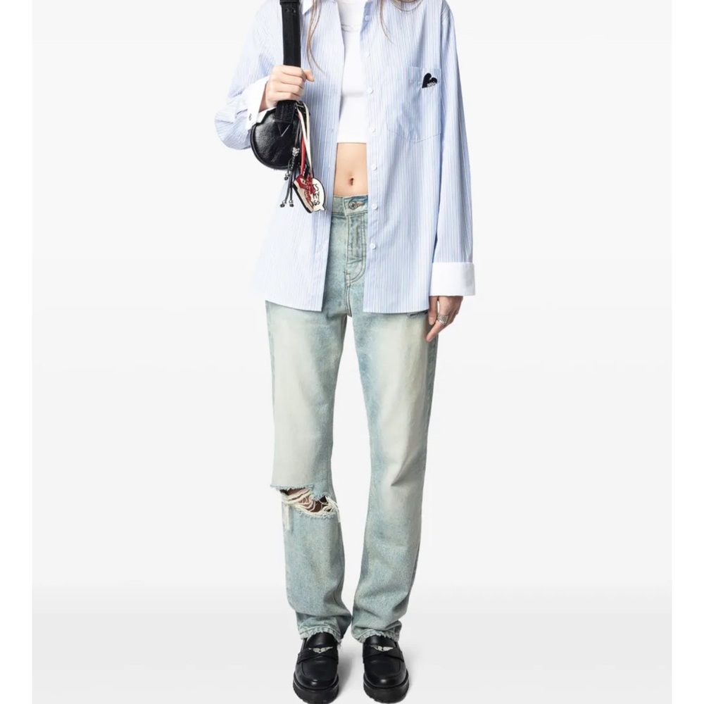 NWT Zadig & Voltaire Morning Button Down Shirt